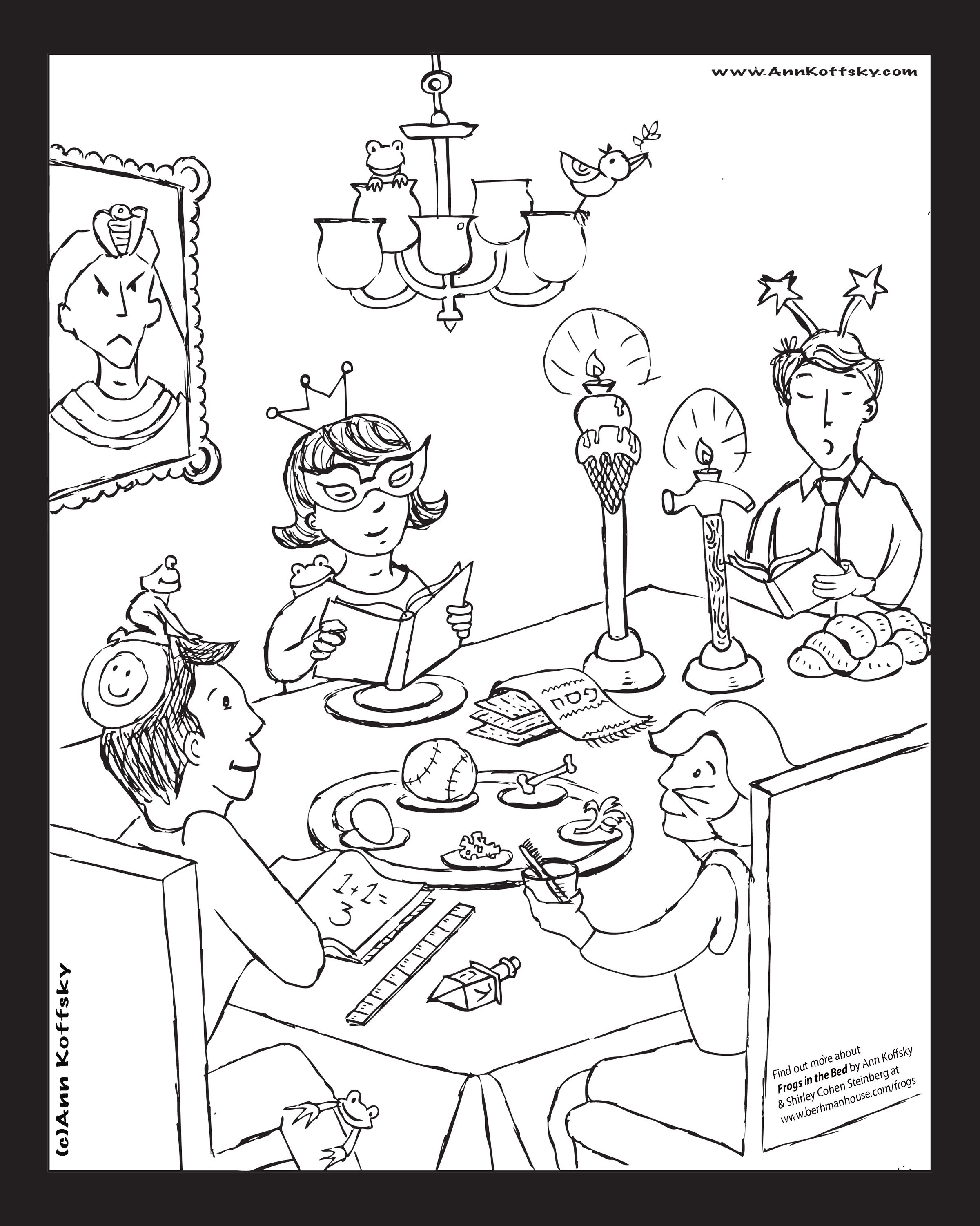 90 Seder Plate Coloring Pages 42
