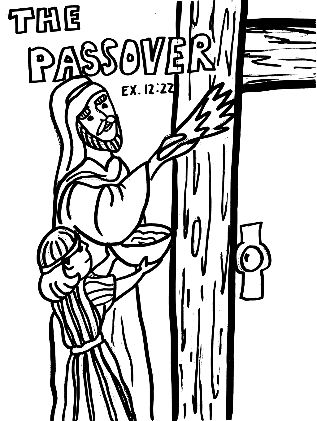 90 Seder Plate Coloring Pages 45