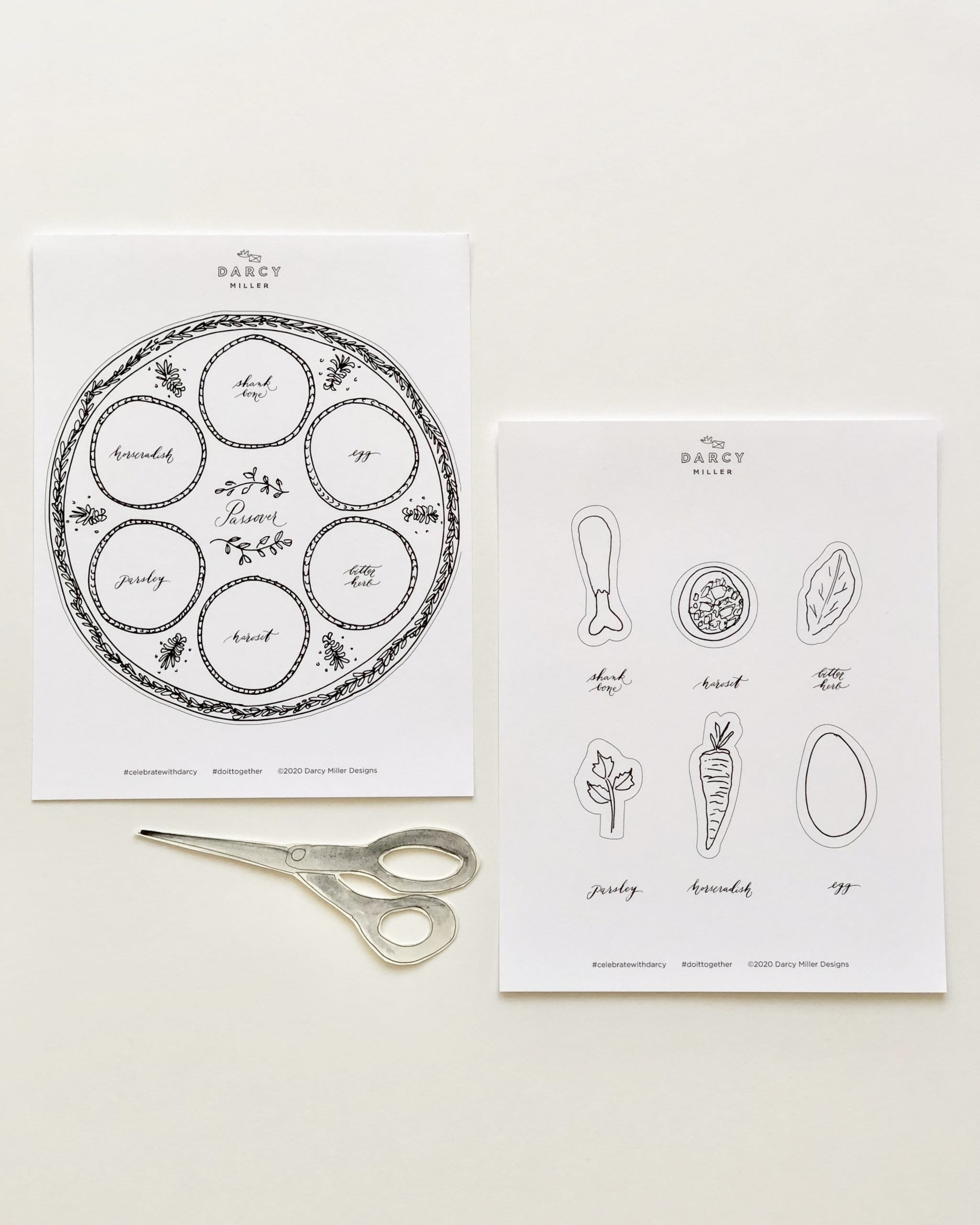 90 Seder Plate Coloring Pages 99