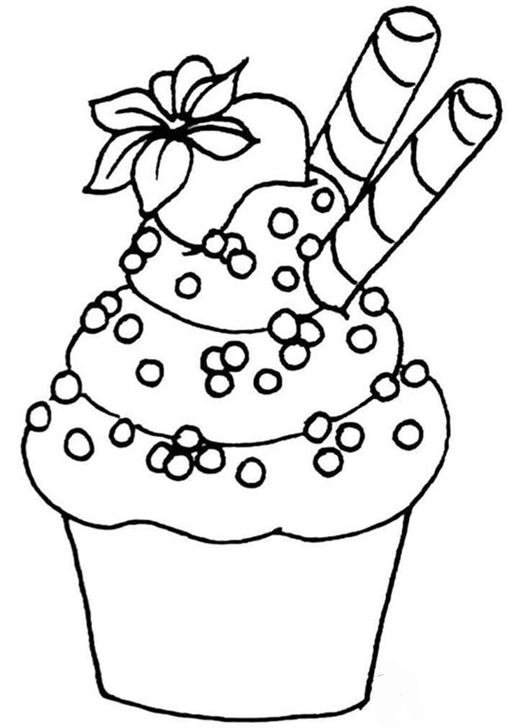 Get 85 Coloring Pictures Of Cupcakes Ideas 11