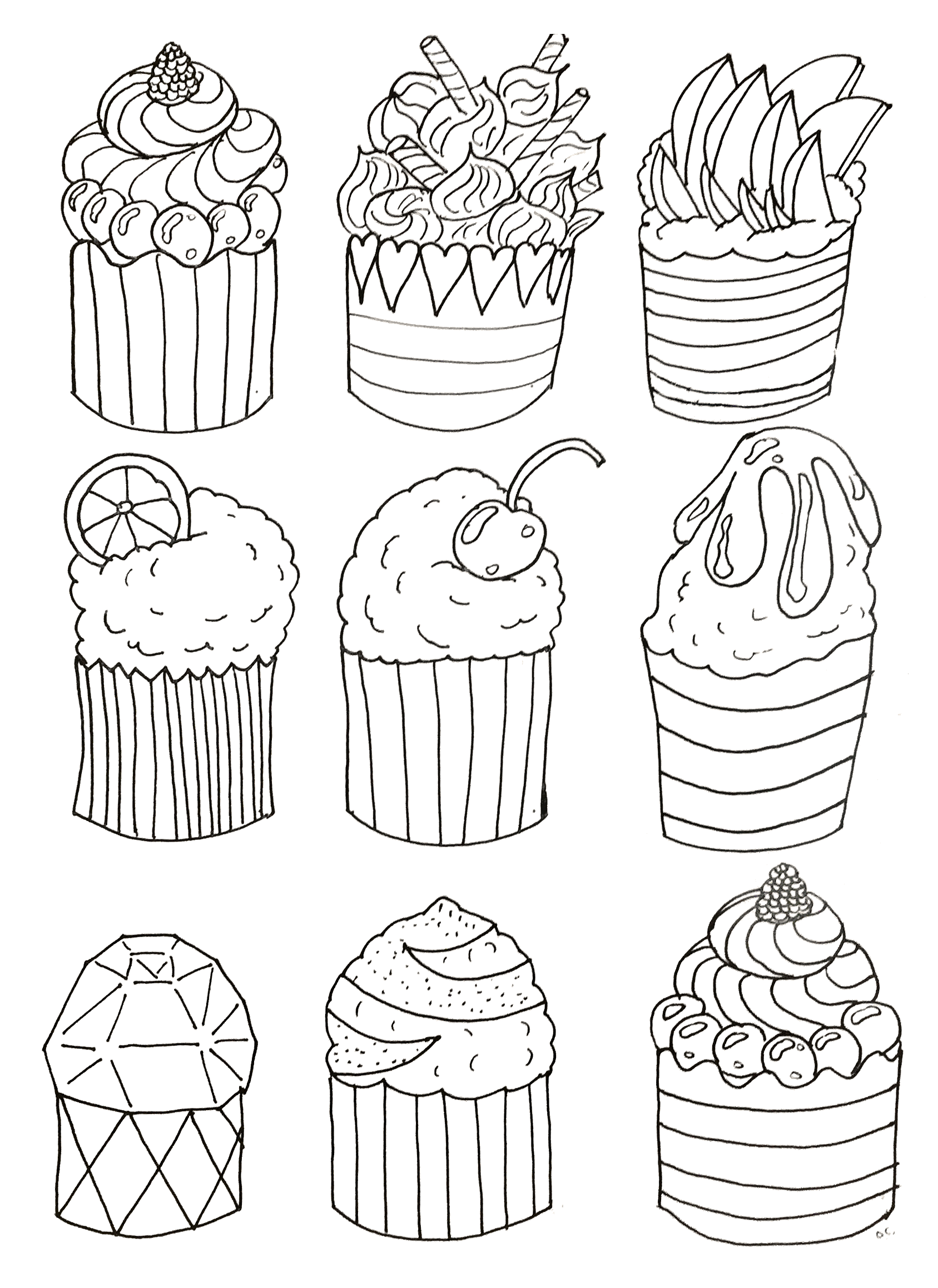 Get 85 Coloring Pictures Of Cupcakes Ideas 14