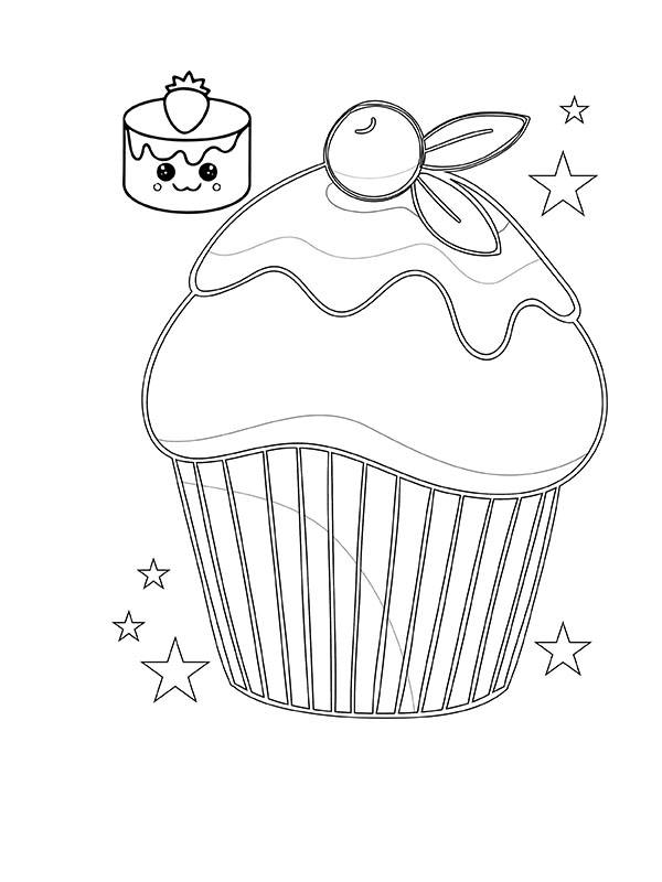 Get 85 Coloring Pictures Of Cupcakes Ideas 17