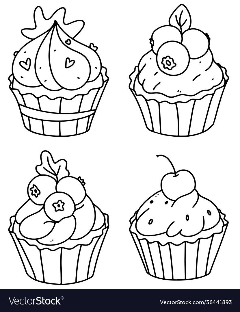 Get 85 Coloring Pictures Of Cupcakes Ideas 30