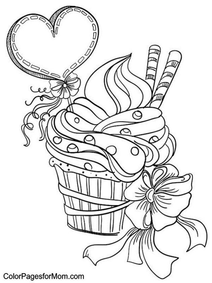 Get 85 Coloring Pictures Of Cupcakes Ideas 35