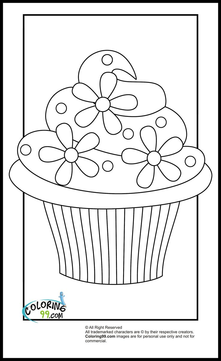 Get 85 Coloring Pictures Of Cupcakes Ideas 37
