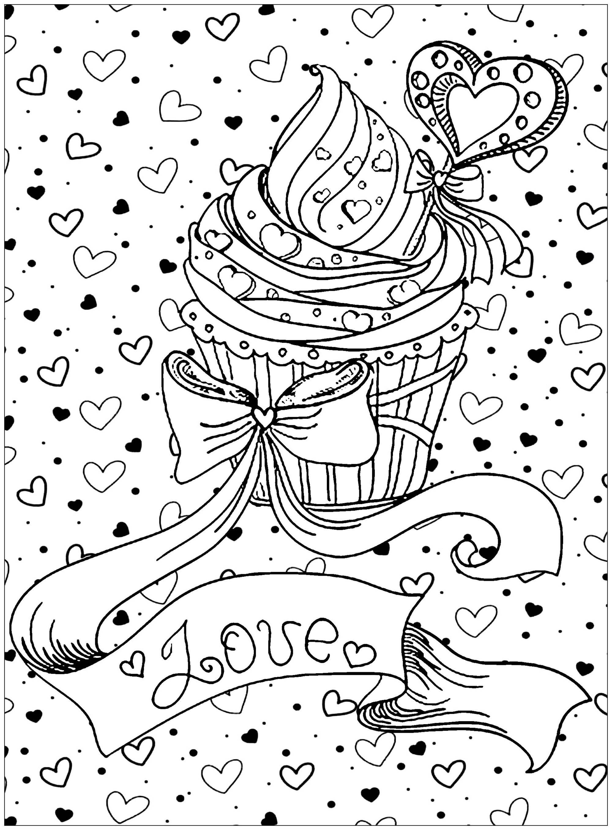 Get 85 Coloring Pictures Of Cupcakes Ideas 45