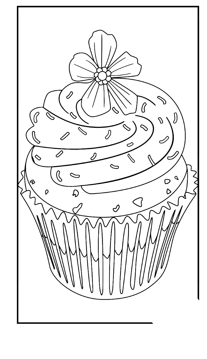 Get 85 Coloring Pictures Of Cupcakes Ideas 48
