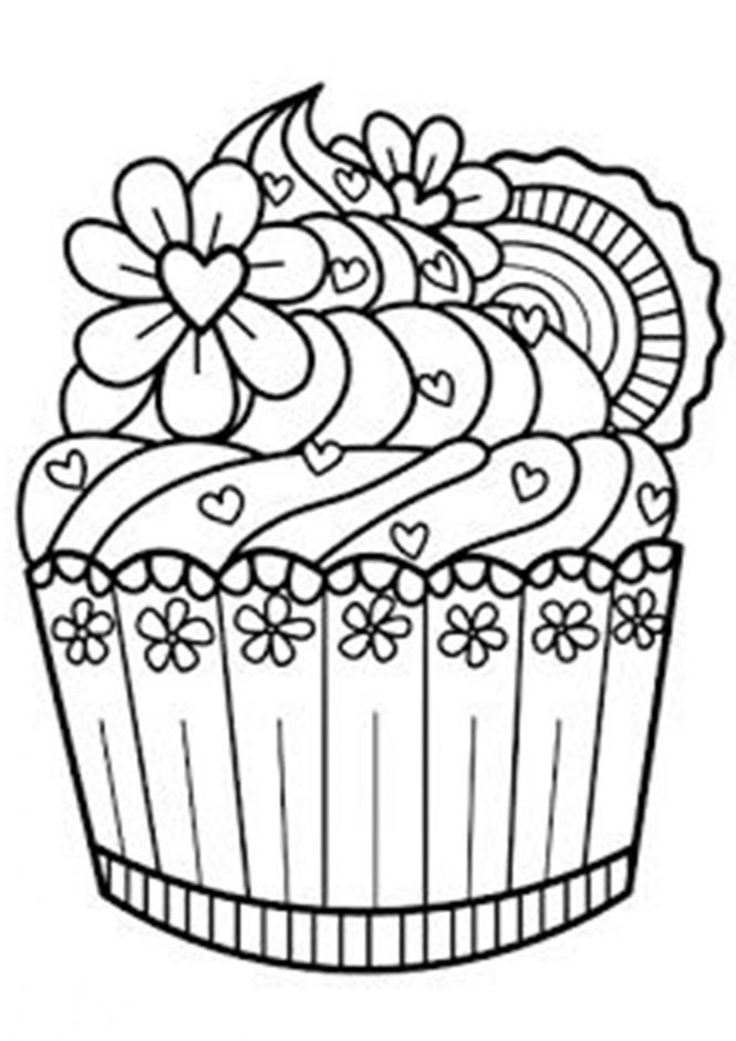 Get 85 Coloring Pictures Of Cupcakes Ideas 53