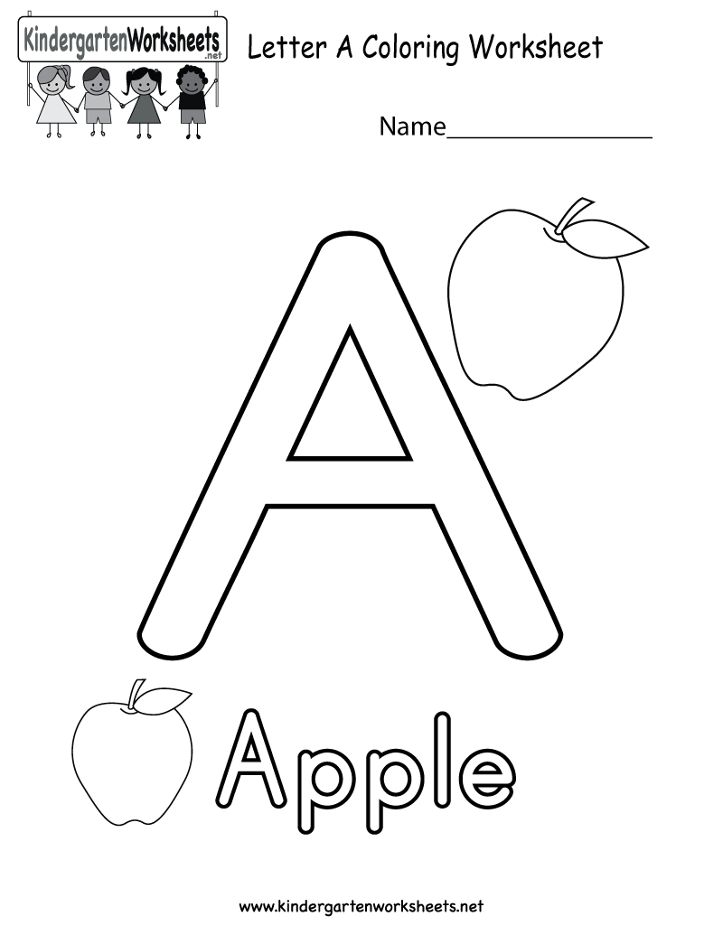 Get 85 Letter A Coloring Worksheet Ideas 2