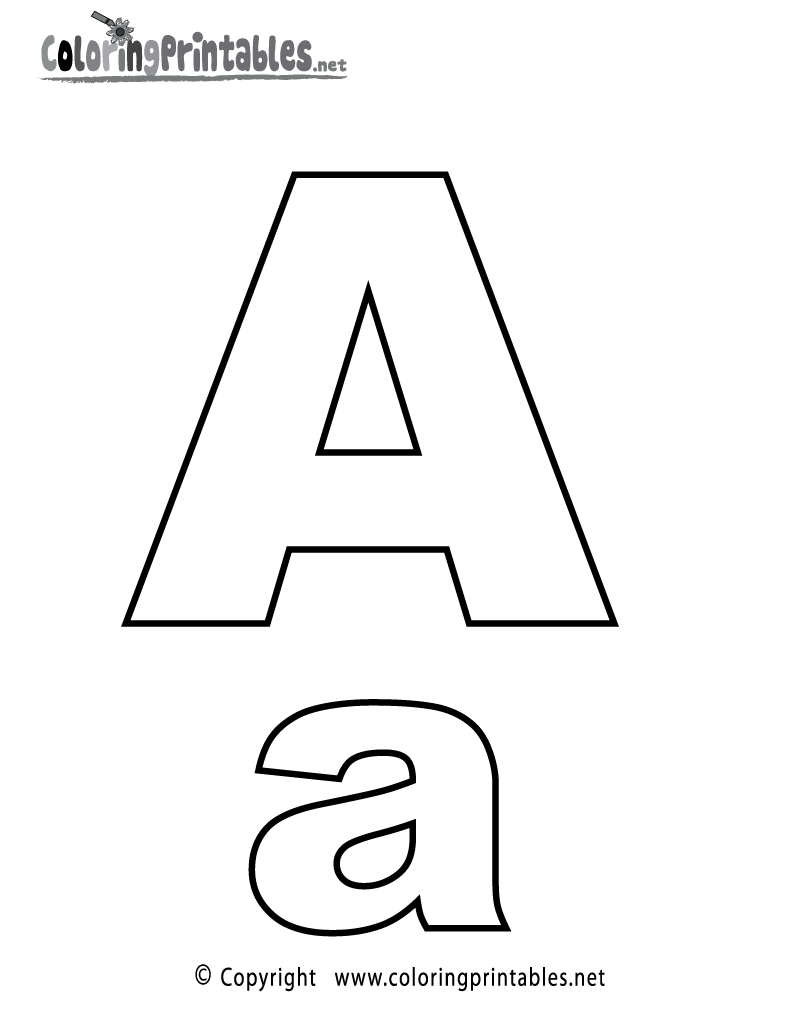 Get 85 Letter A Coloring Worksheet Ideas 5
