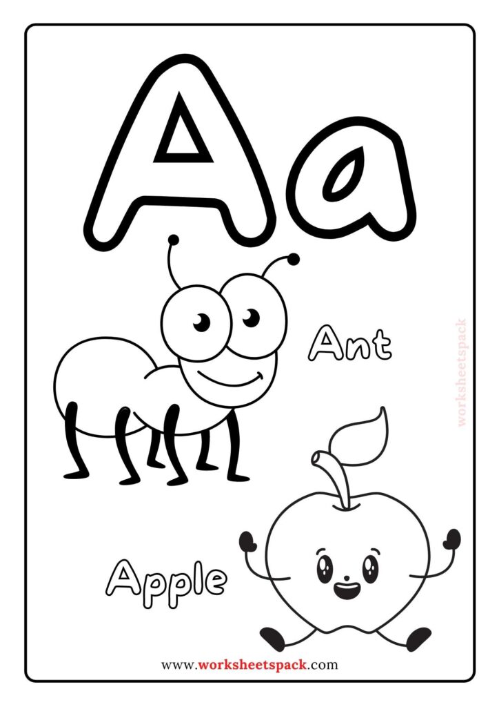 Get 85 Letter A Coloring Worksheet Ideas 50