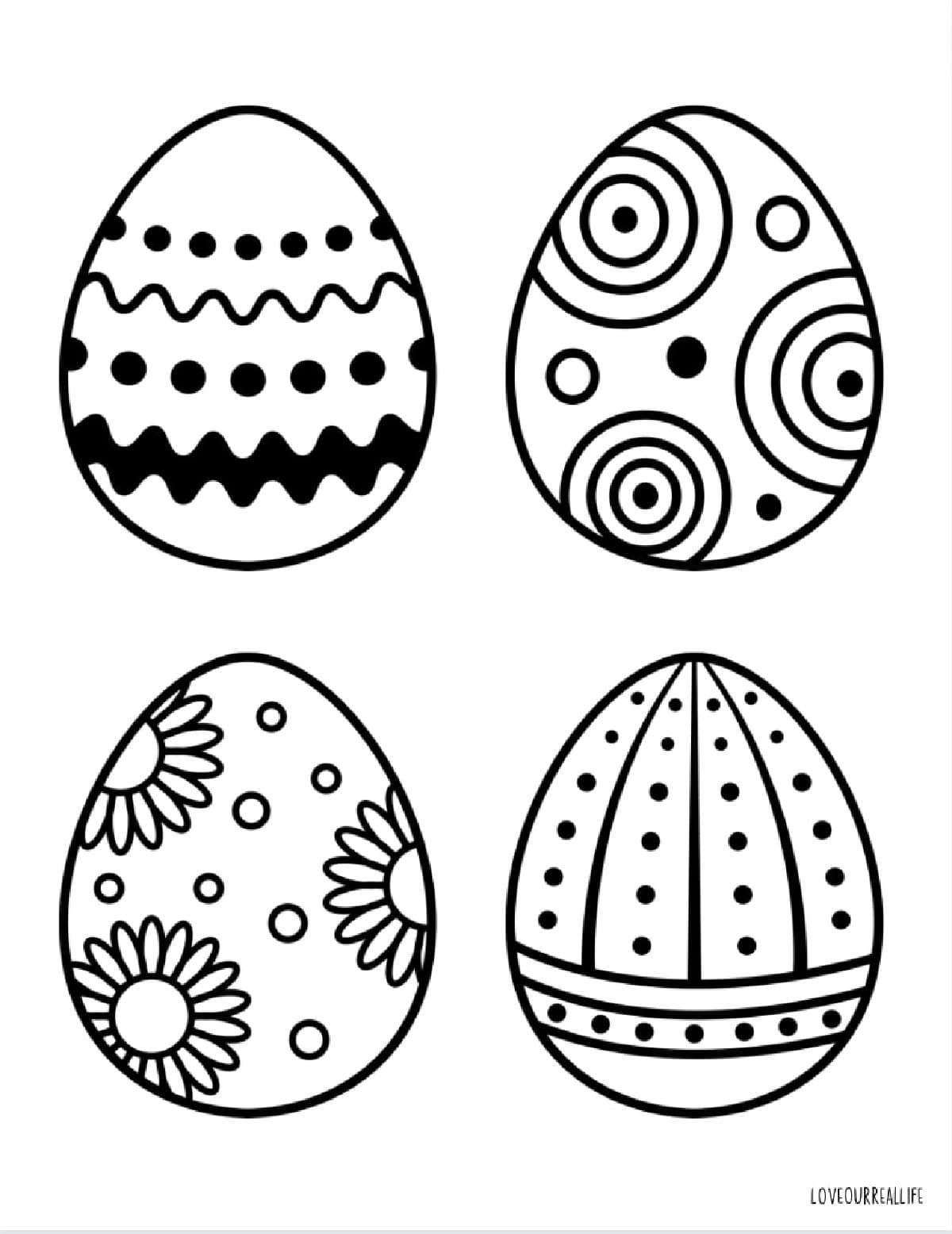 Get 85 Printable Easter Egg Coloring Ideas 14