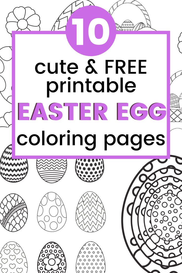 Get 85 Printable Easter Egg Coloring Ideas 15