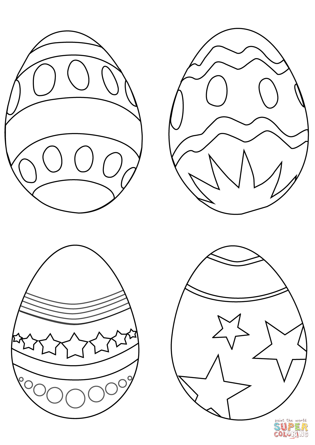 Get 85 Printable Easter Egg Coloring Ideas 2