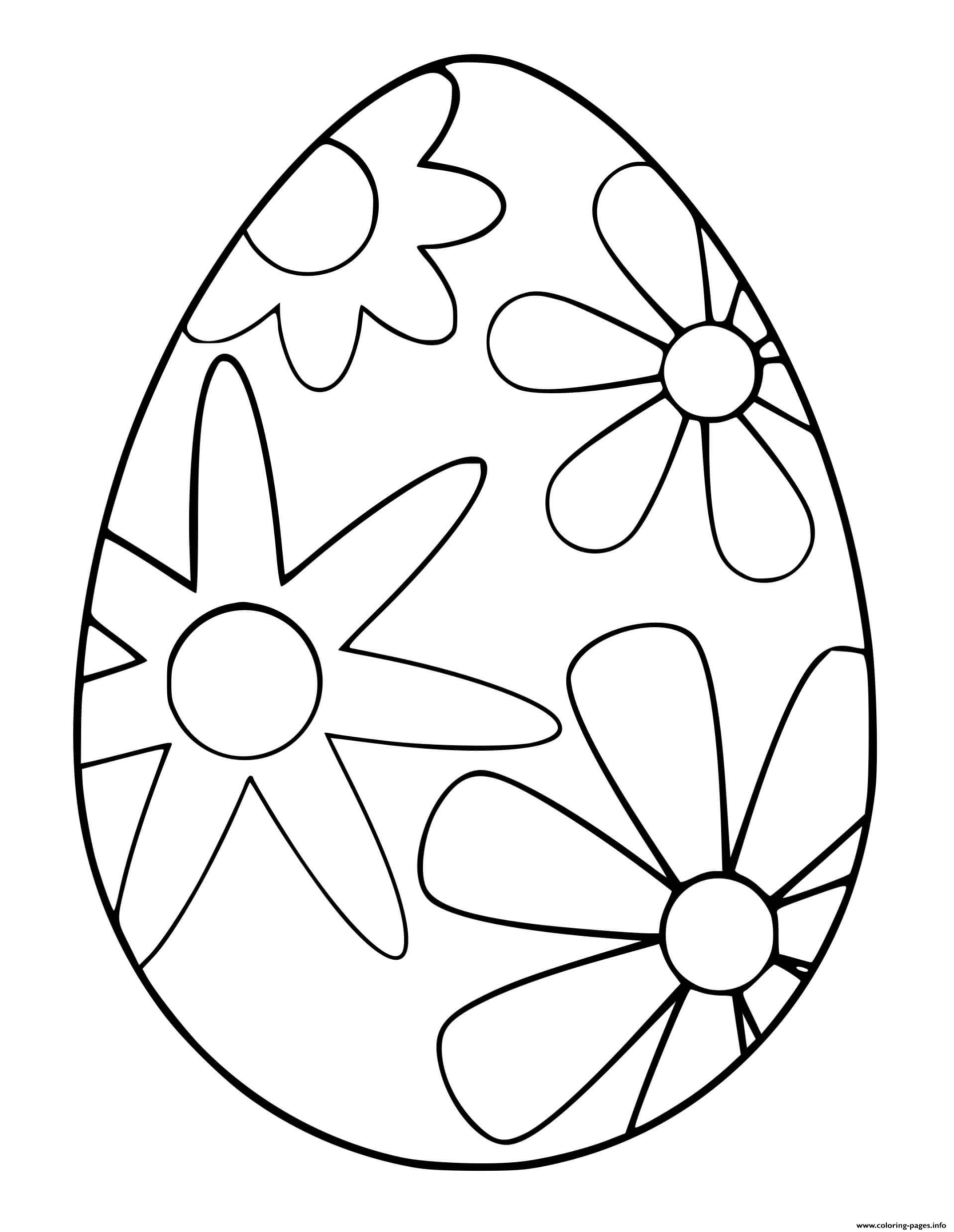 Get 85 Printable Easter Egg Coloring Ideas 4