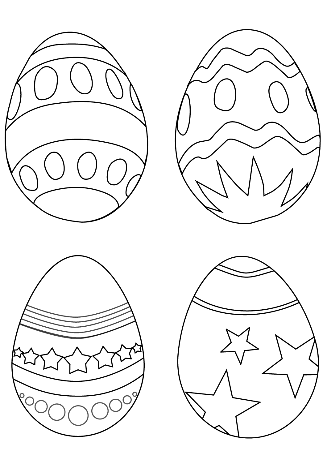Get 85 Printable Easter Egg Coloring Ideas 7