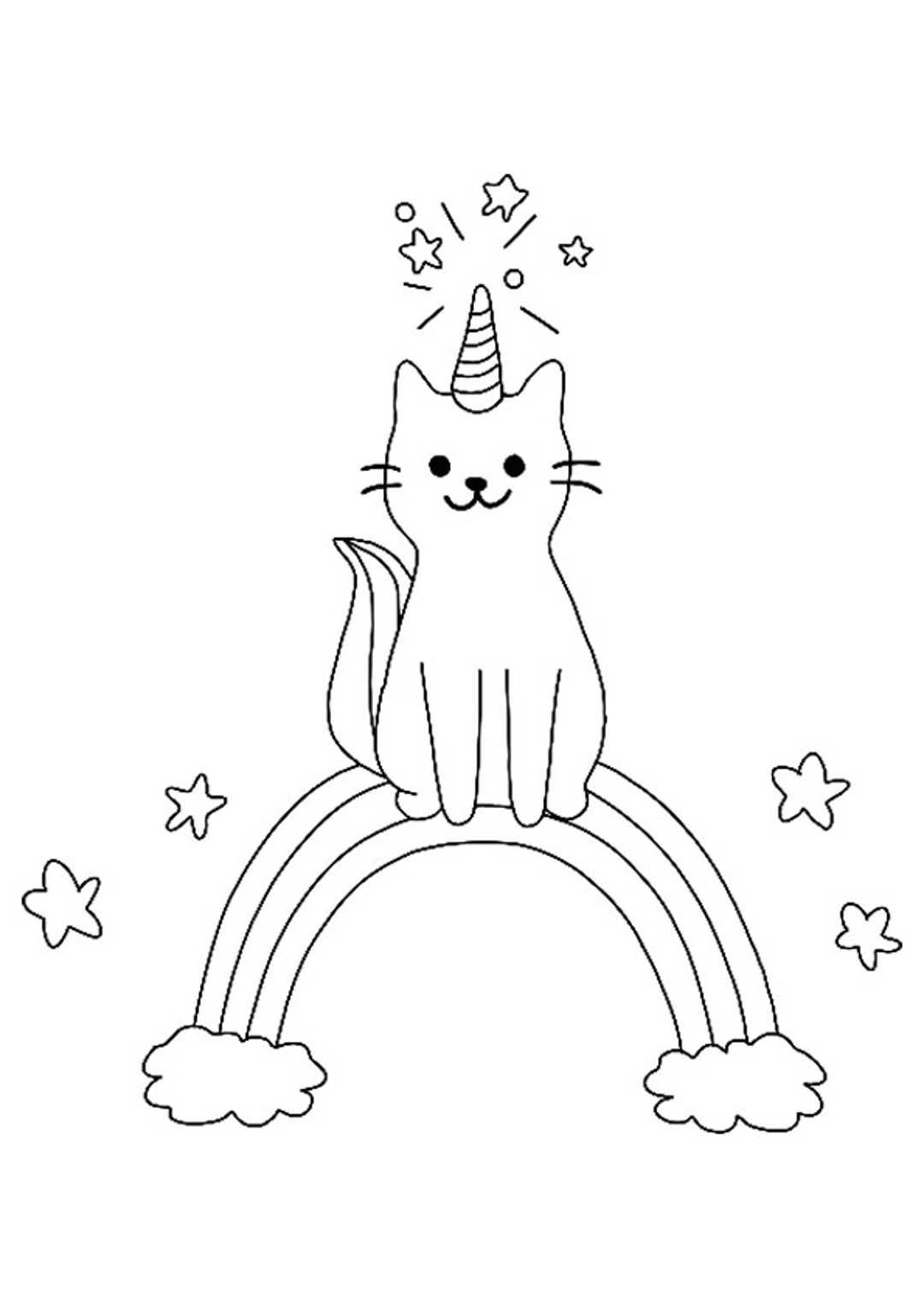 Get 85 Rainbow And Unicorn Coloring Page Ideas 10