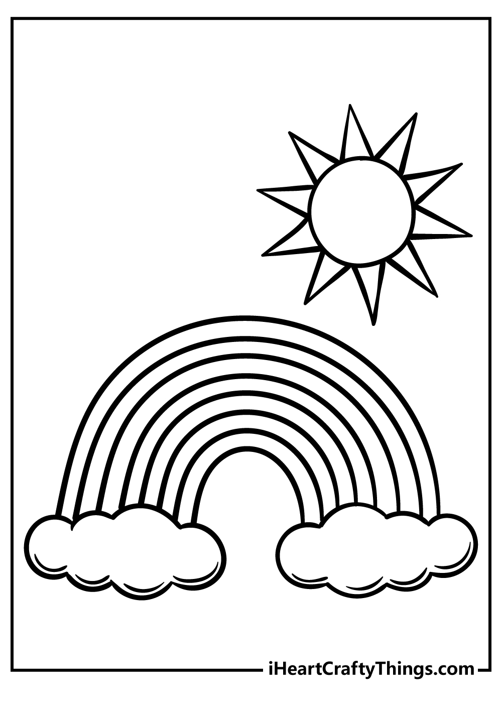Get 85 Rainbow And Unicorn Coloring Page Ideas 12