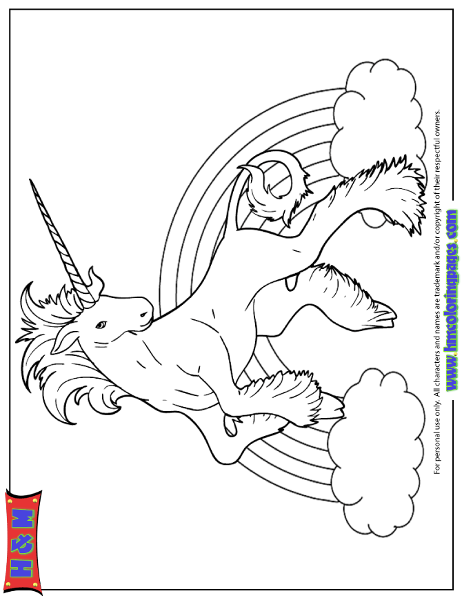 Get 85 Rainbow And Unicorn Coloring Page Ideas 17