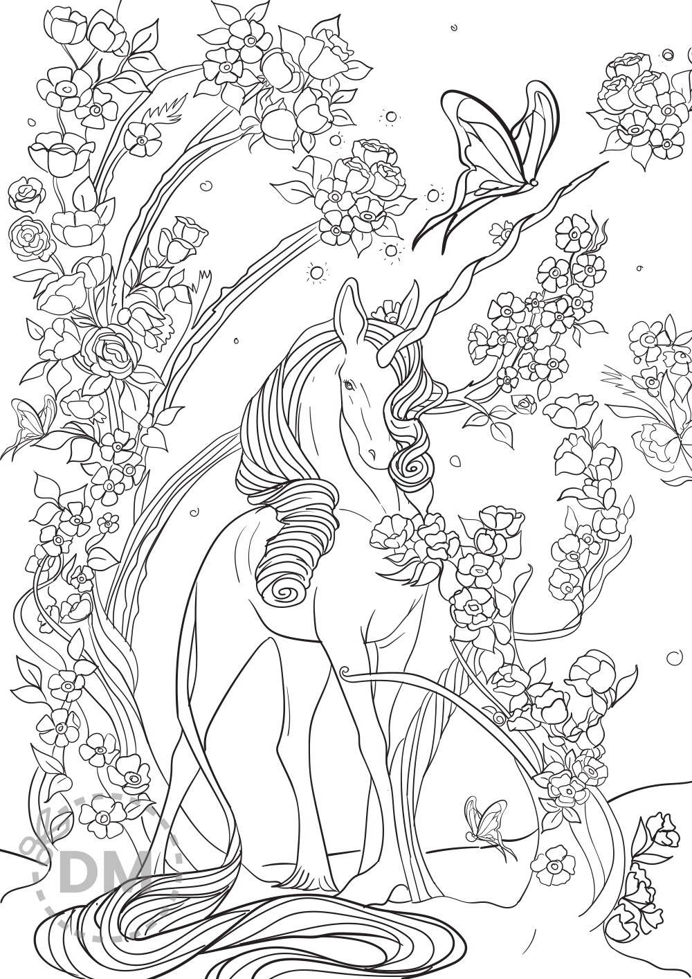 Get 85 Rainbow And Unicorn Coloring Page Ideas 20