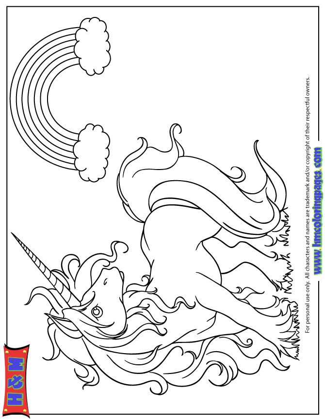Get 85 Rainbow And Unicorn Coloring Page Ideas 30