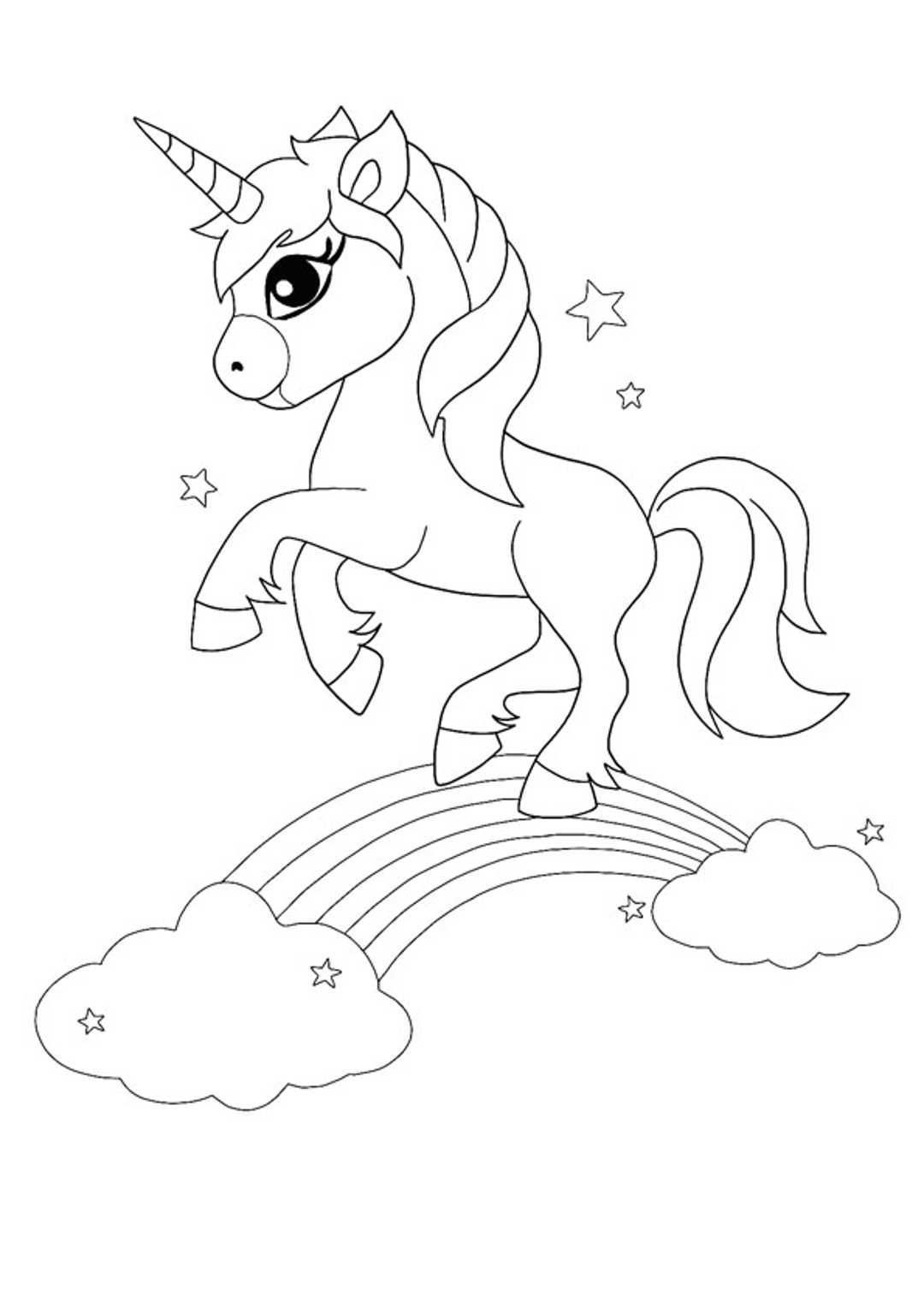 Get 85 Rainbow And Unicorn Coloring Page Ideas 47