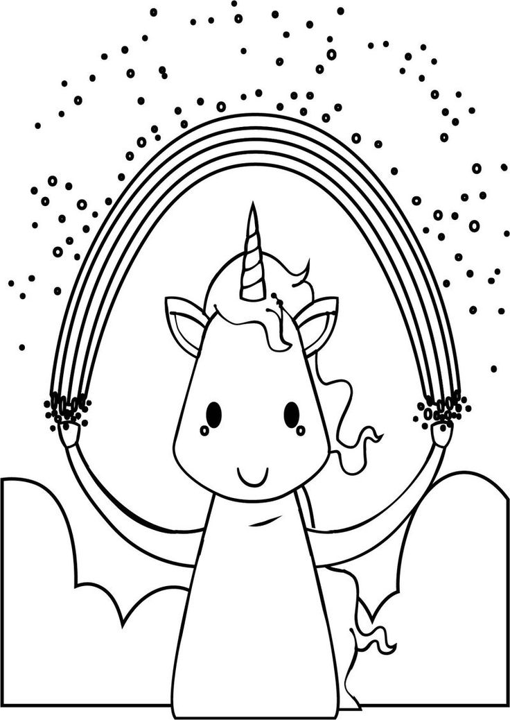 Get 85 Rainbow And Unicorn Coloring Page Ideas 49