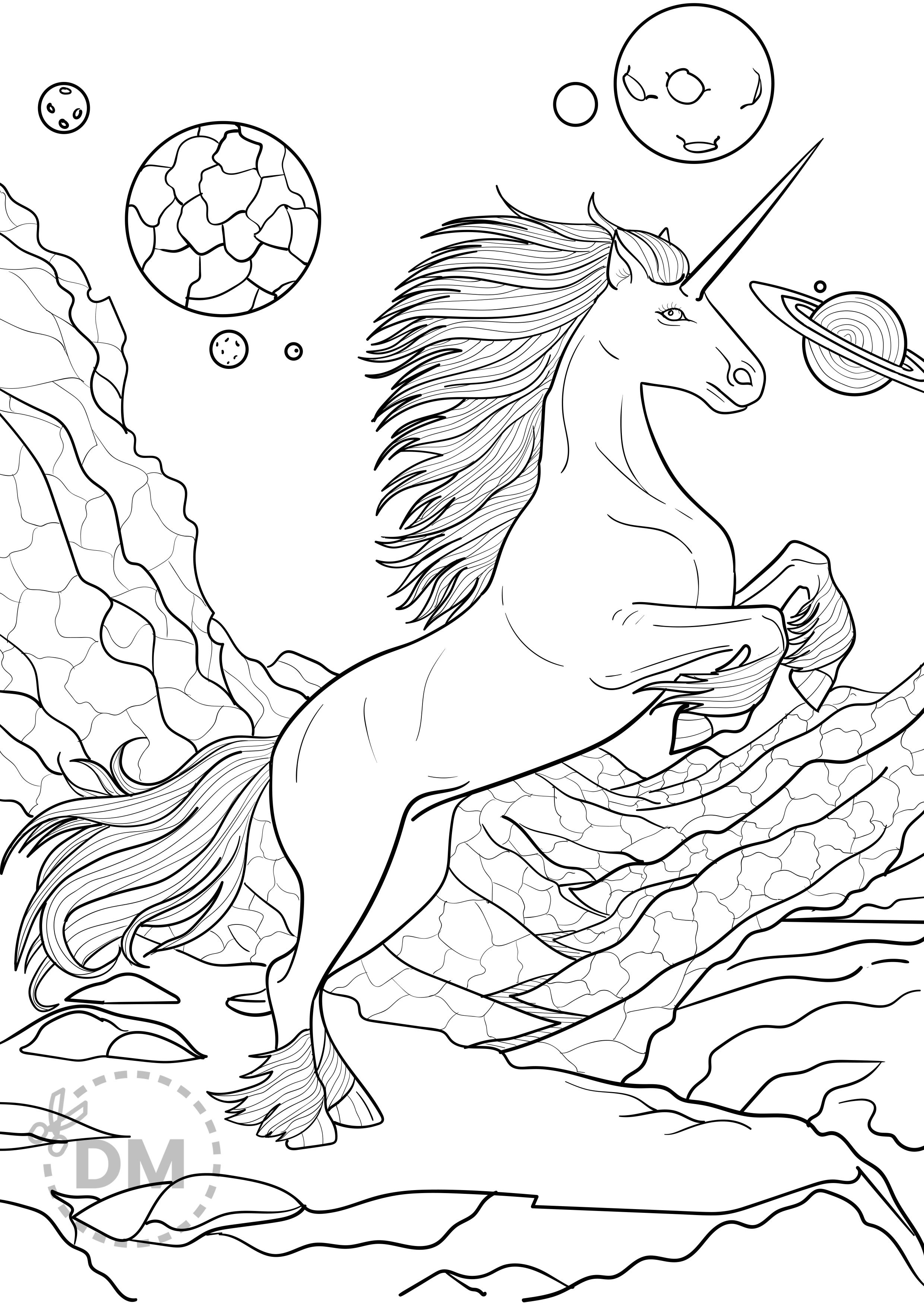 Get 85 Rainbow And Unicorn Coloring Page Ideas 53