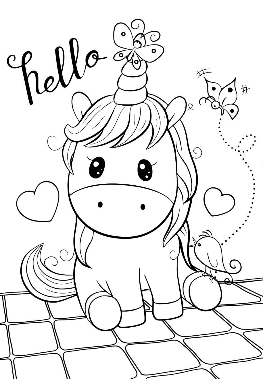 Get 85 Rainbow And Unicorn Coloring Page Ideas 60