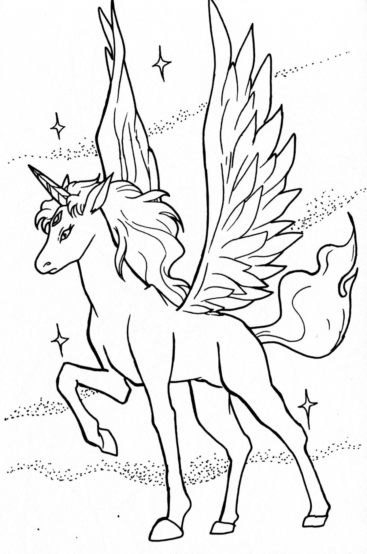 Get 85 Rainbow And Unicorn Coloring Page Ideas 8