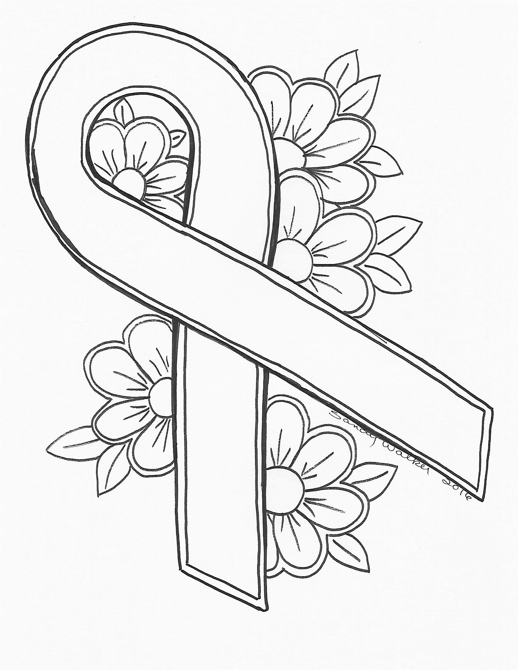 60 Printable Breast Cancer Coloring Sheets 1