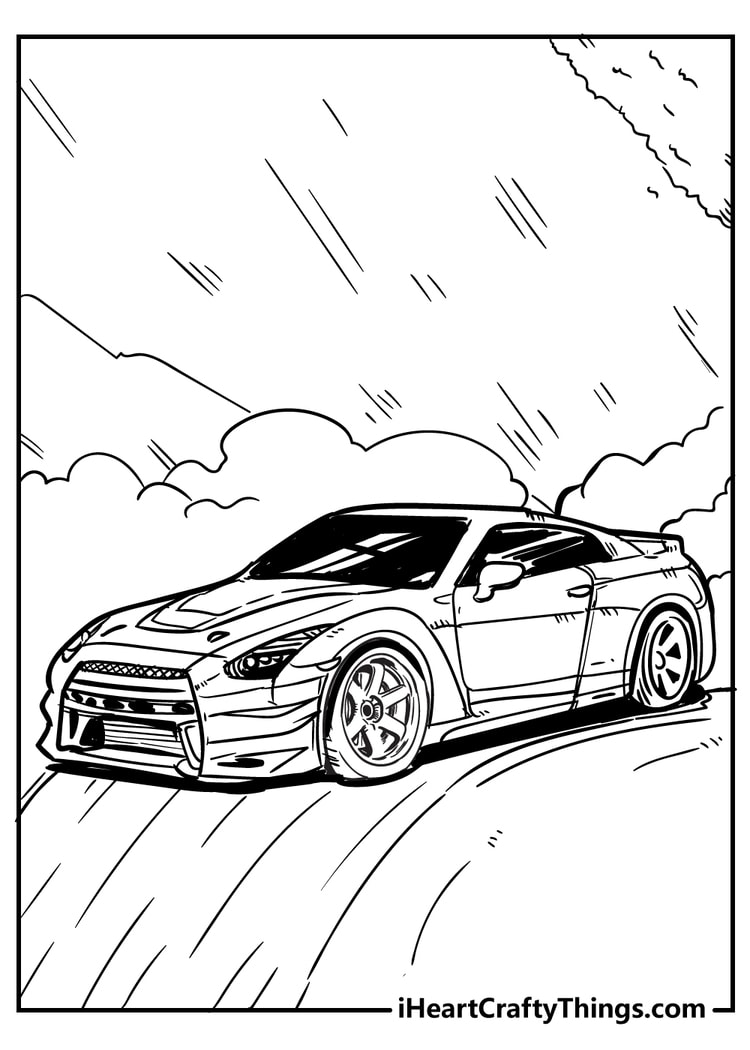 60 Printable Classic Car Coloring Pages 38