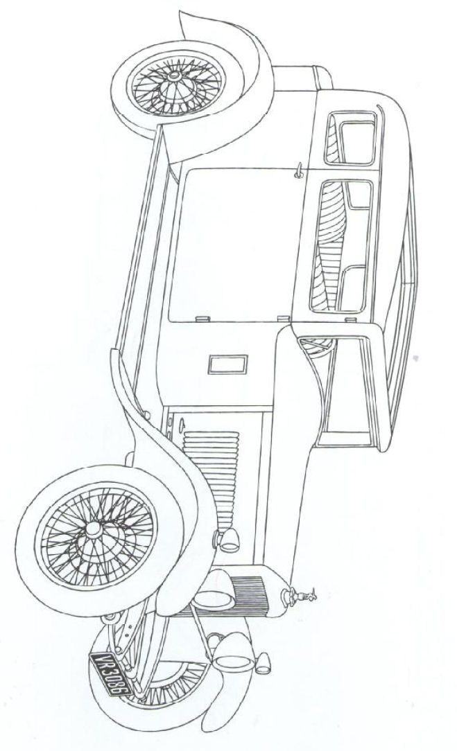 60 Printable Classic Car Coloring Pages 44