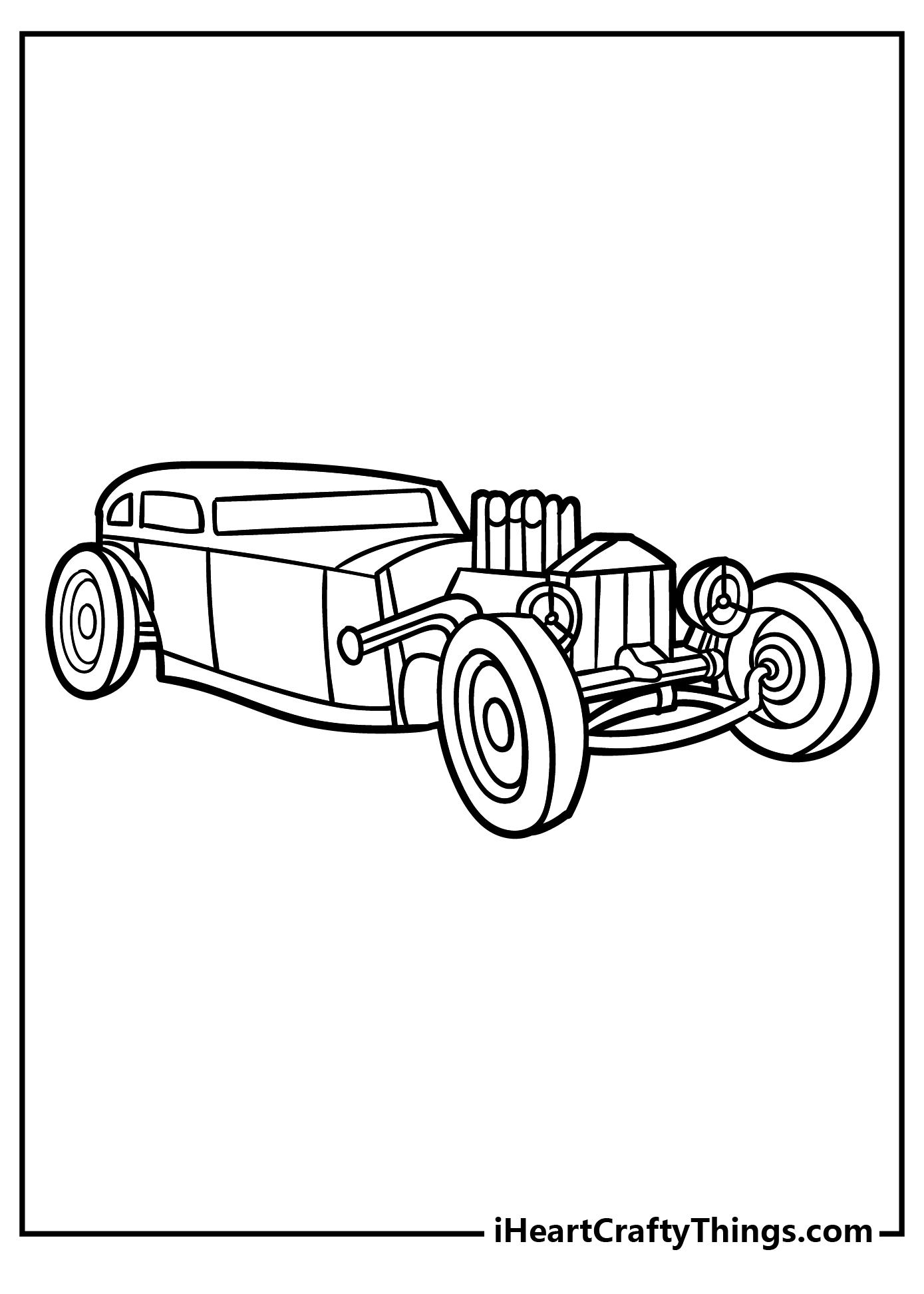 60 Printable Classic Car Coloring Pages 58