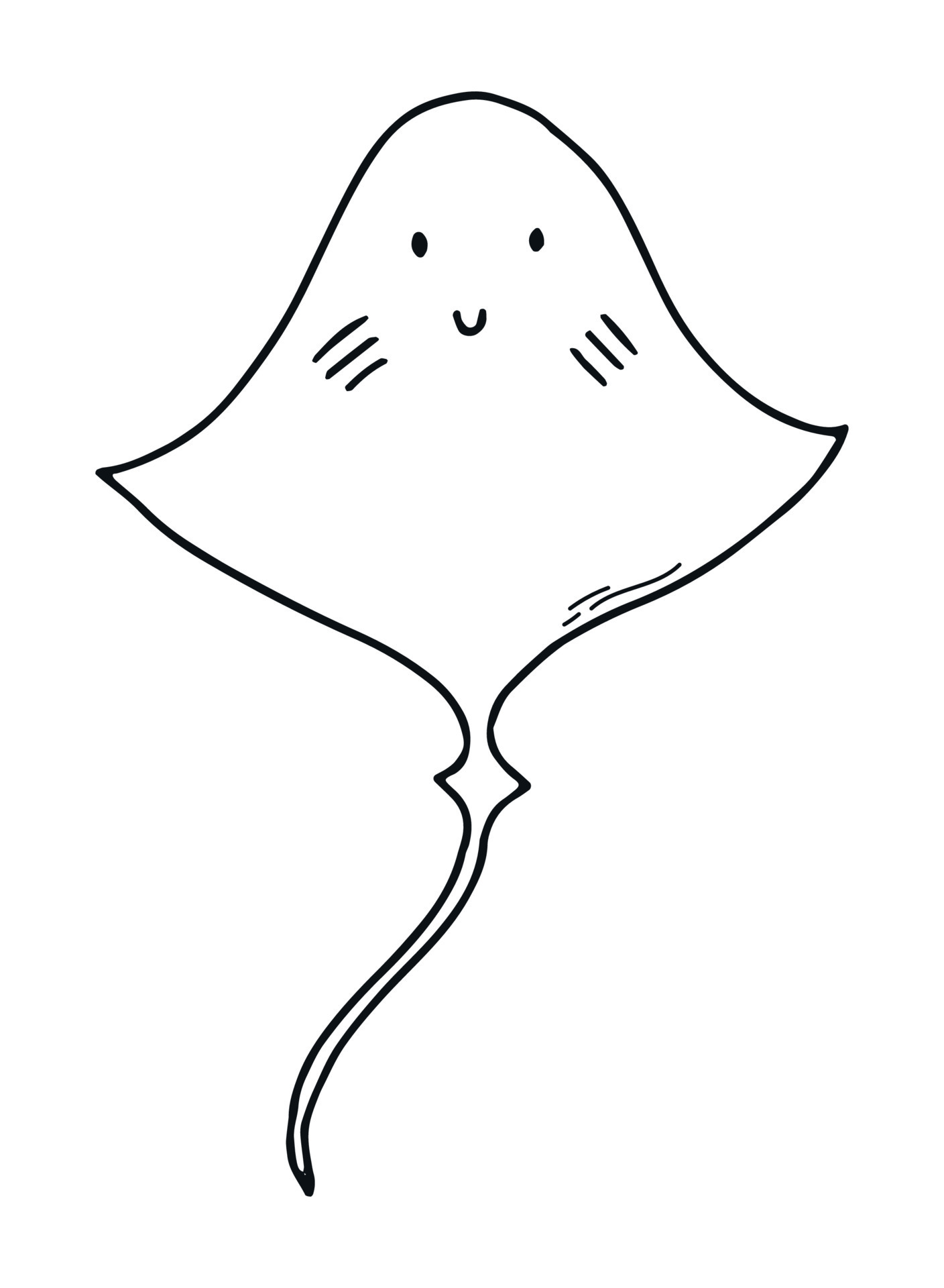 60 Printable Coloring Pages Of Stingrays 18