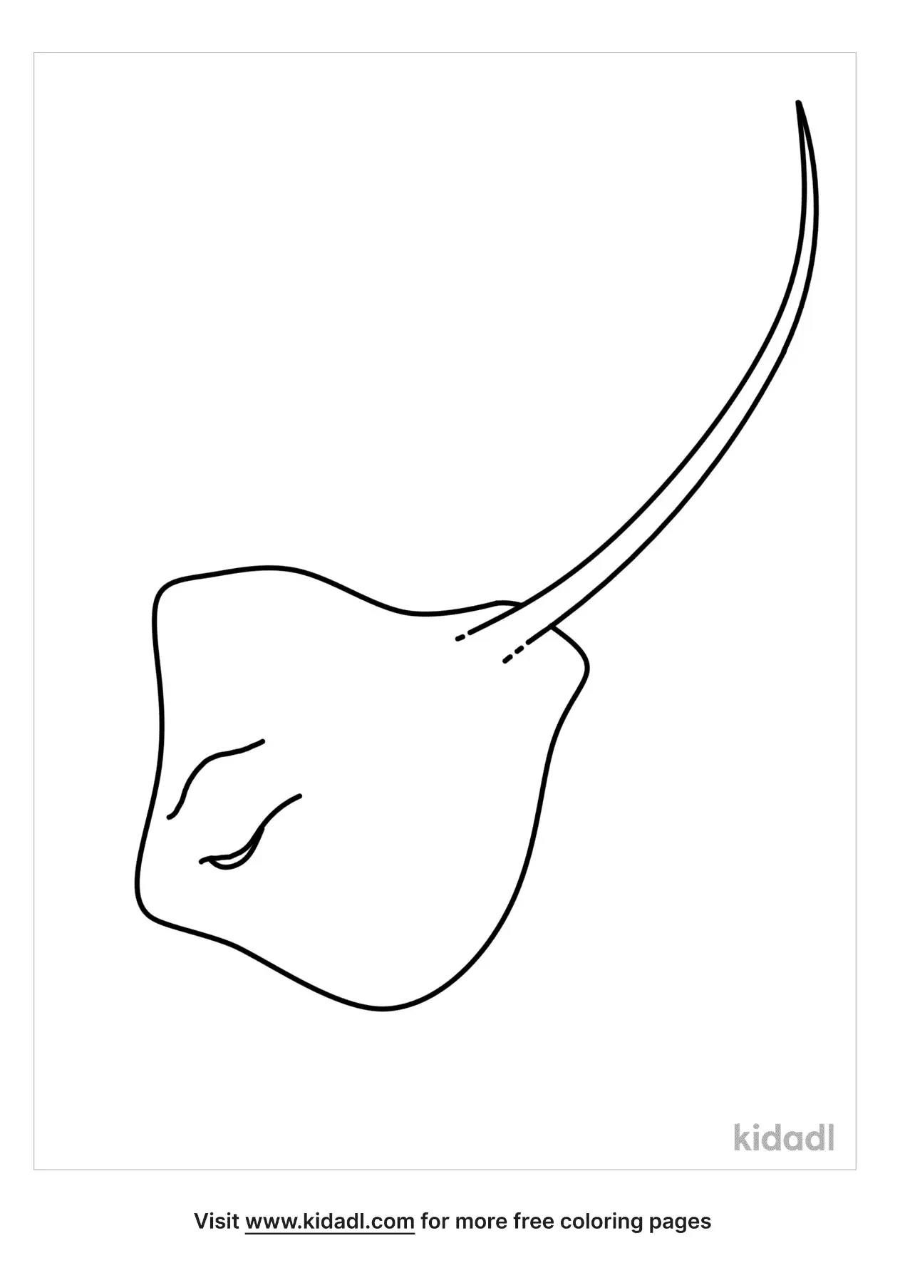 60 Printable Coloring Pages Of Stingrays 26