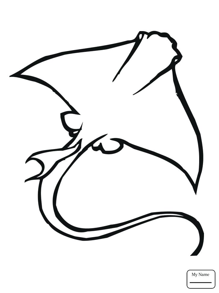 60 Printable Coloring Pages Of Stingrays 43