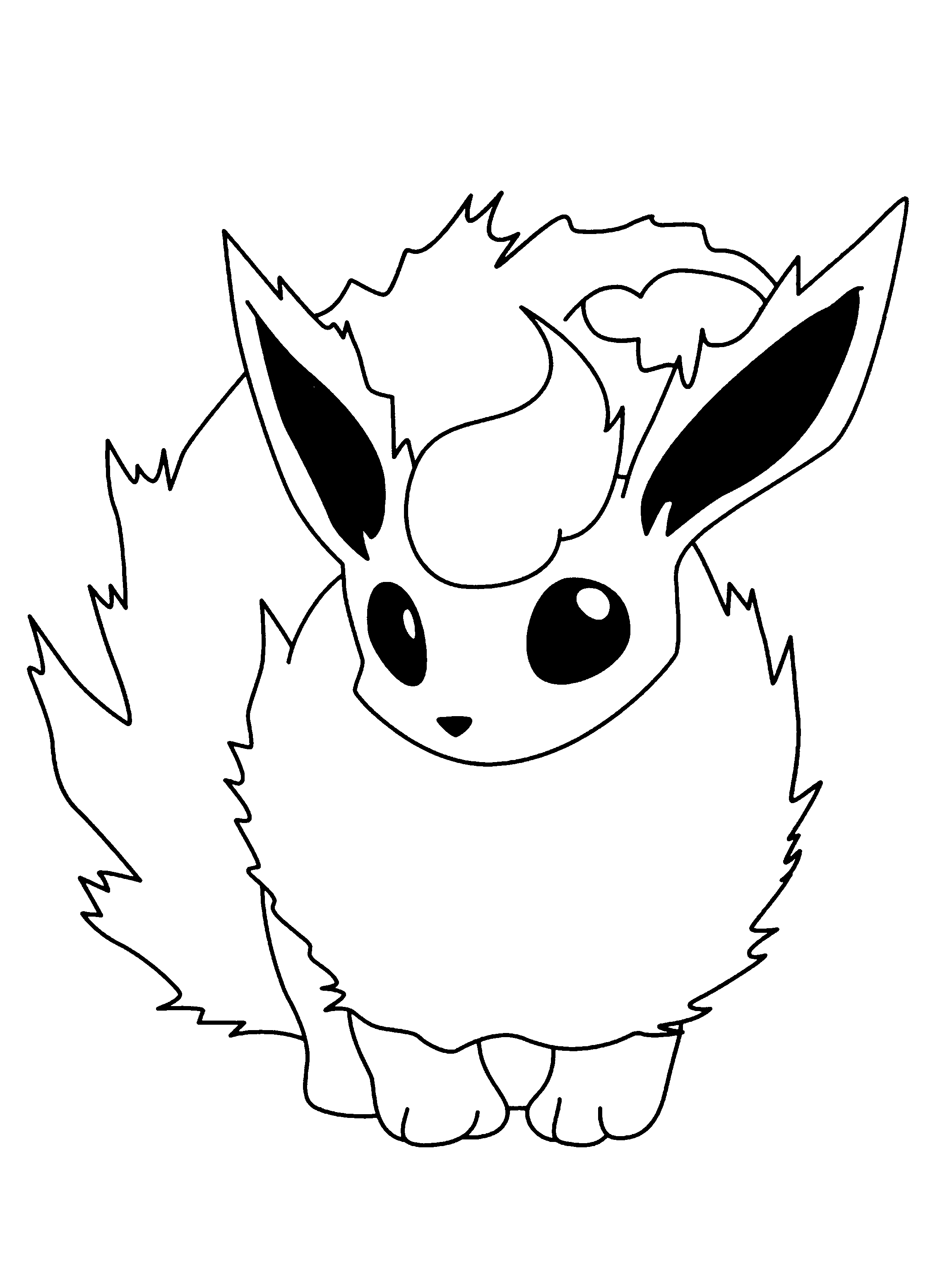 60 Printable Eevee Evolution Coloring Pages 2