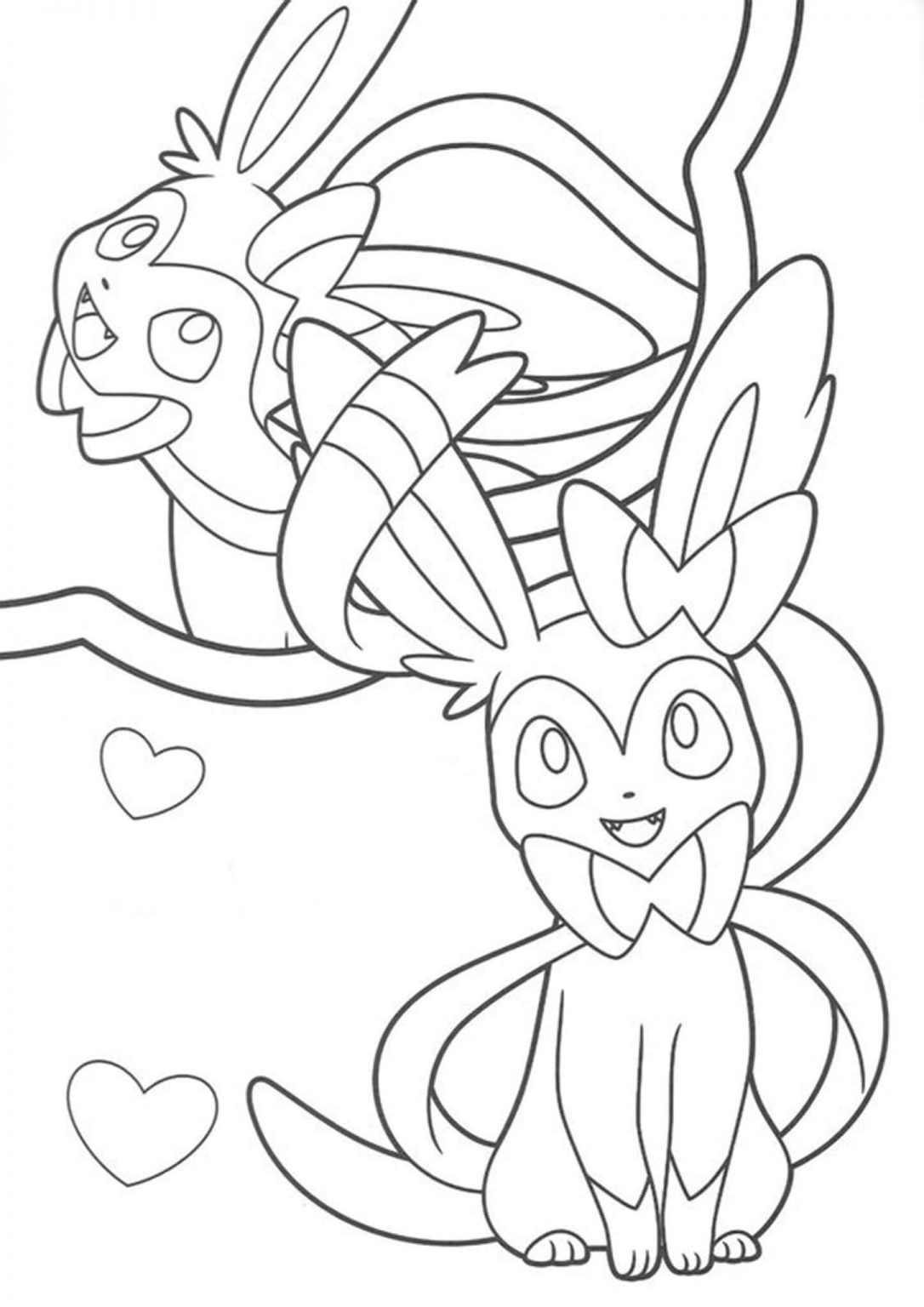 60 Printable Eevee Evolution Coloring Pages 22