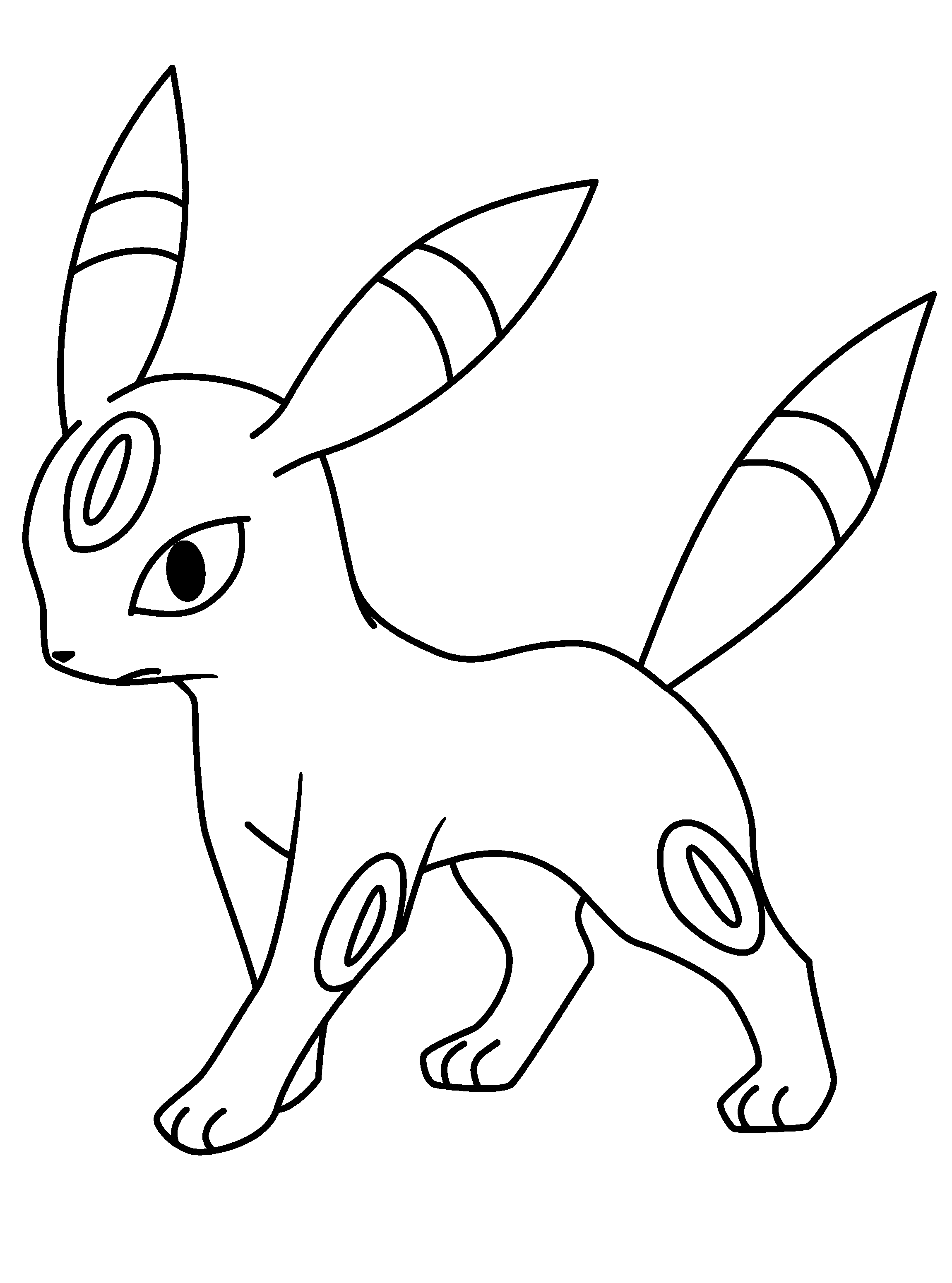 60 Printable Eevee Evolution Coloring Pages 3