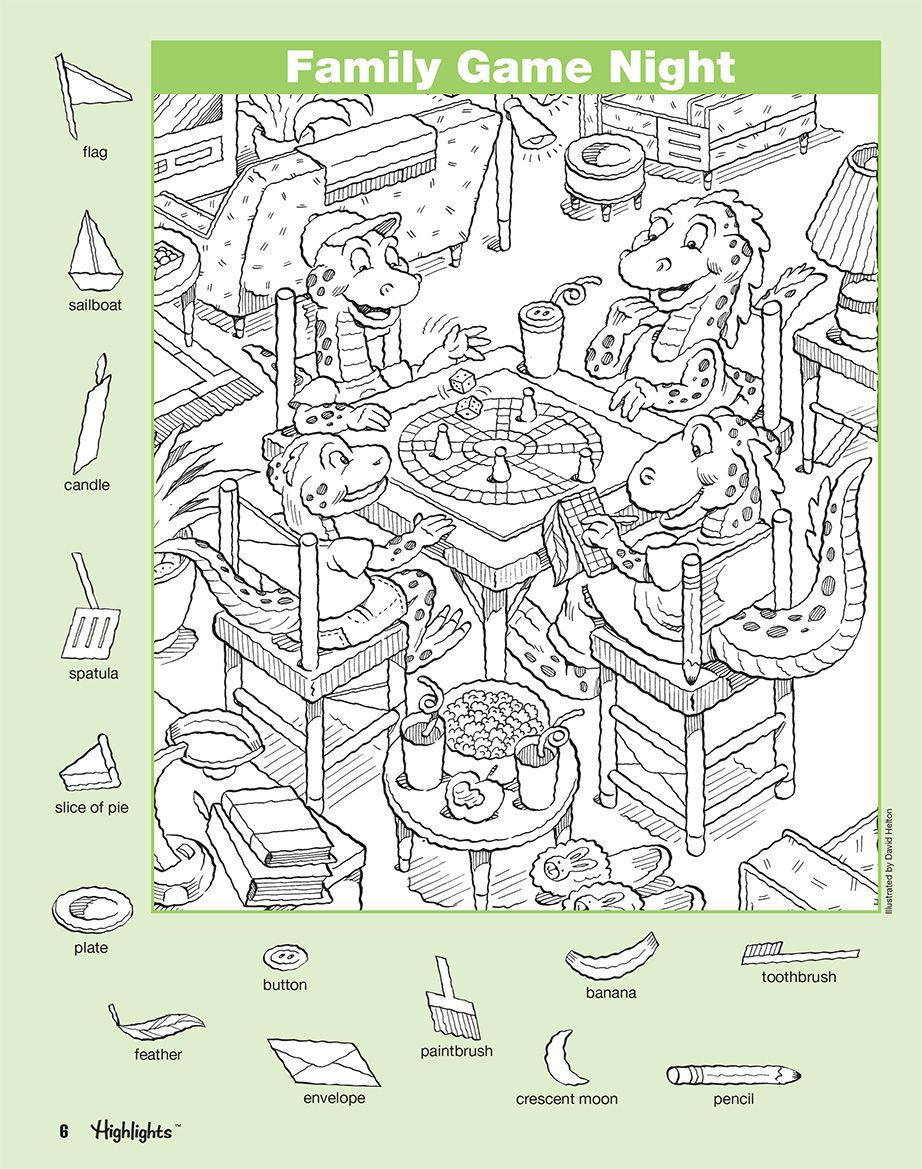 60 Printable Hidden Pictures Coloring Pages 29