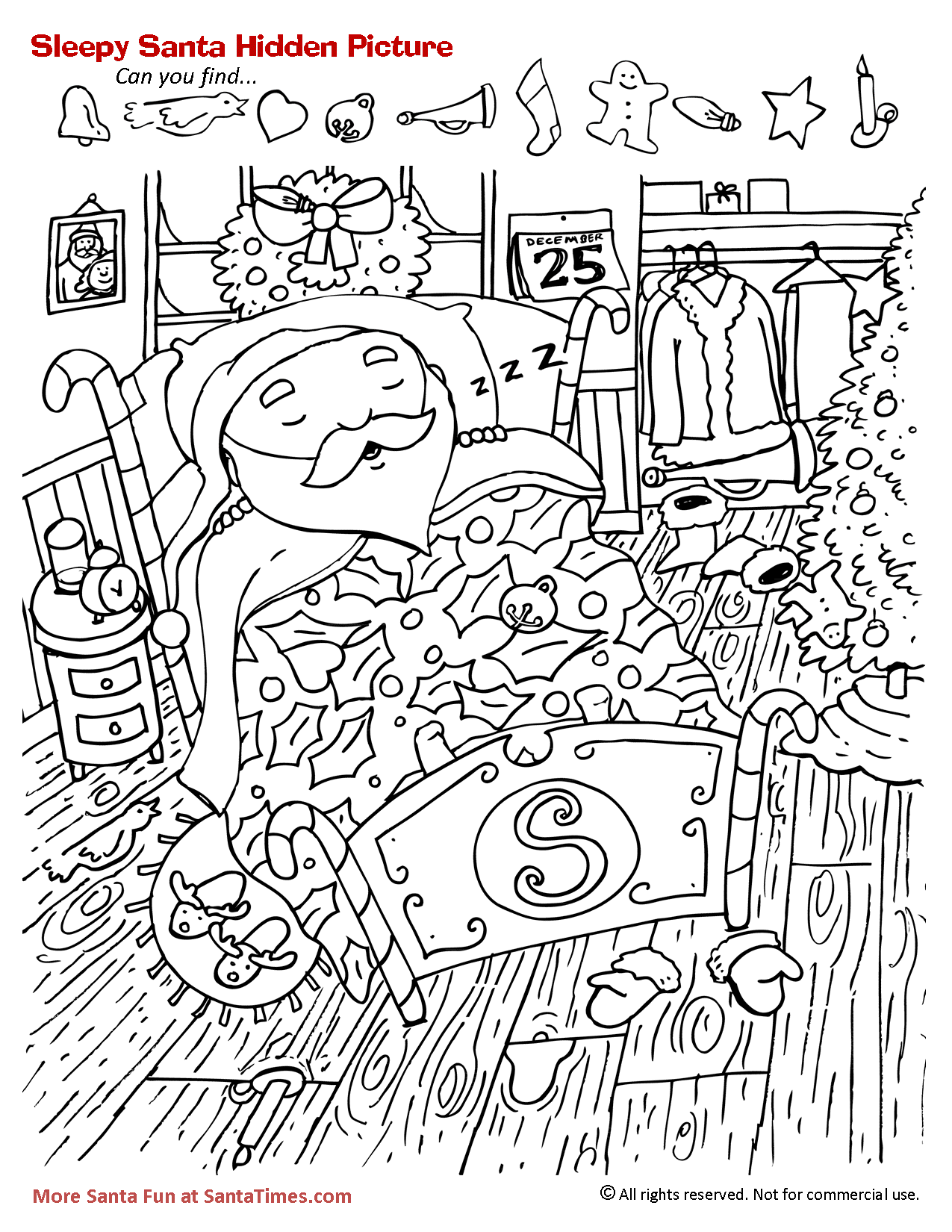 60 Printable Hidden Pictures Coloring Pages 3