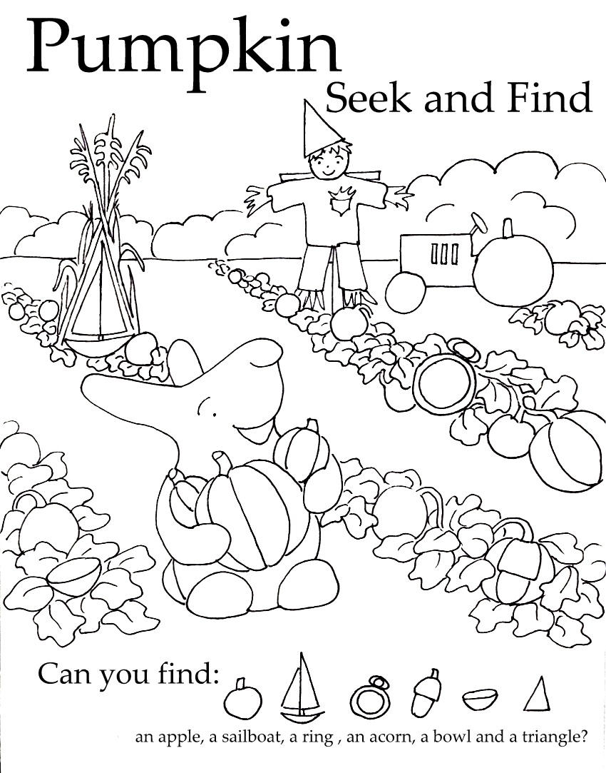 60 Printable Hidden Pictures Coloring Pages 30