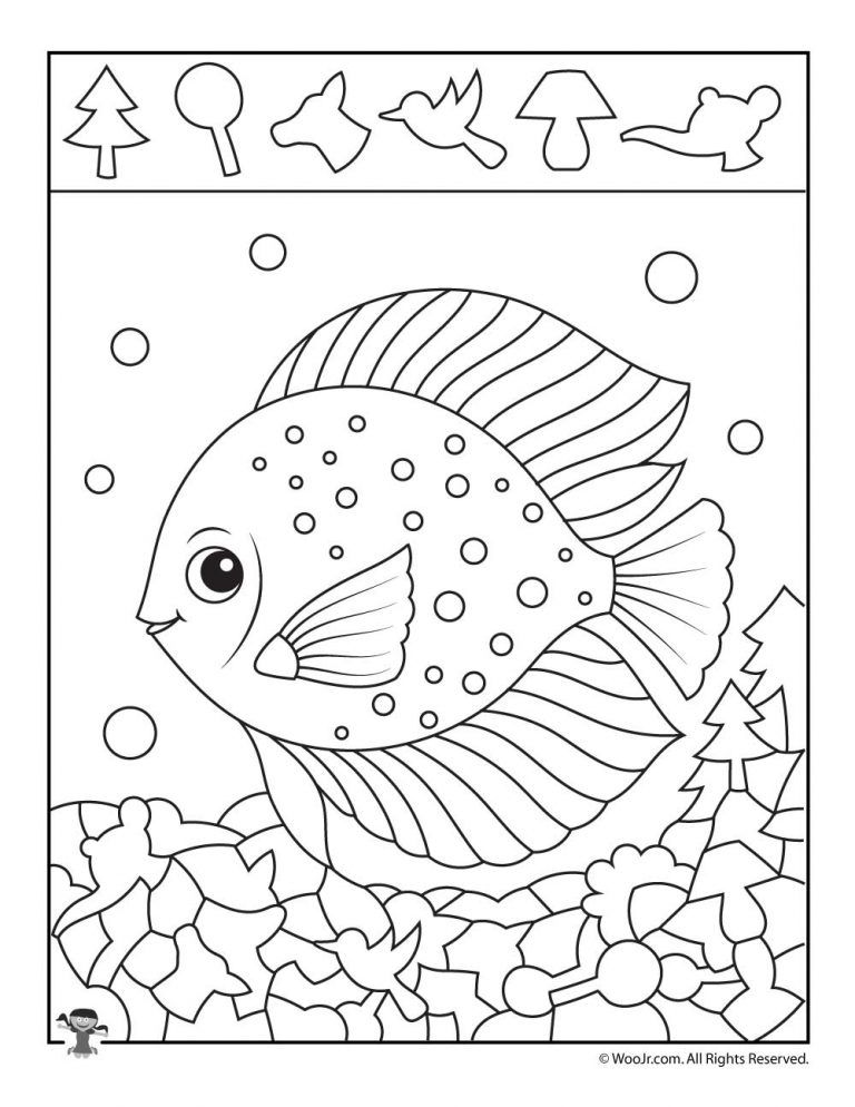 60 Printable Hidden Pictures Coloring Pages 31