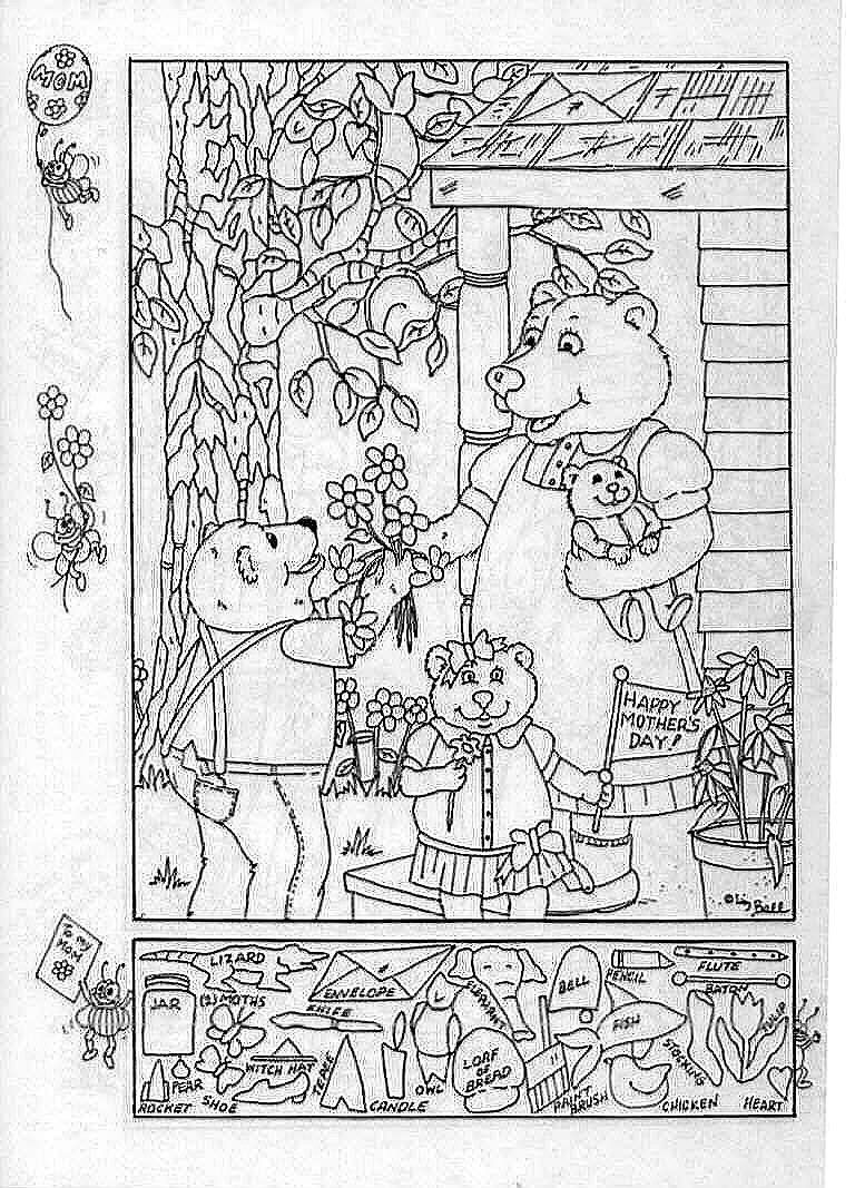 60 Printable Hidden Pictures Coloring Pages 51