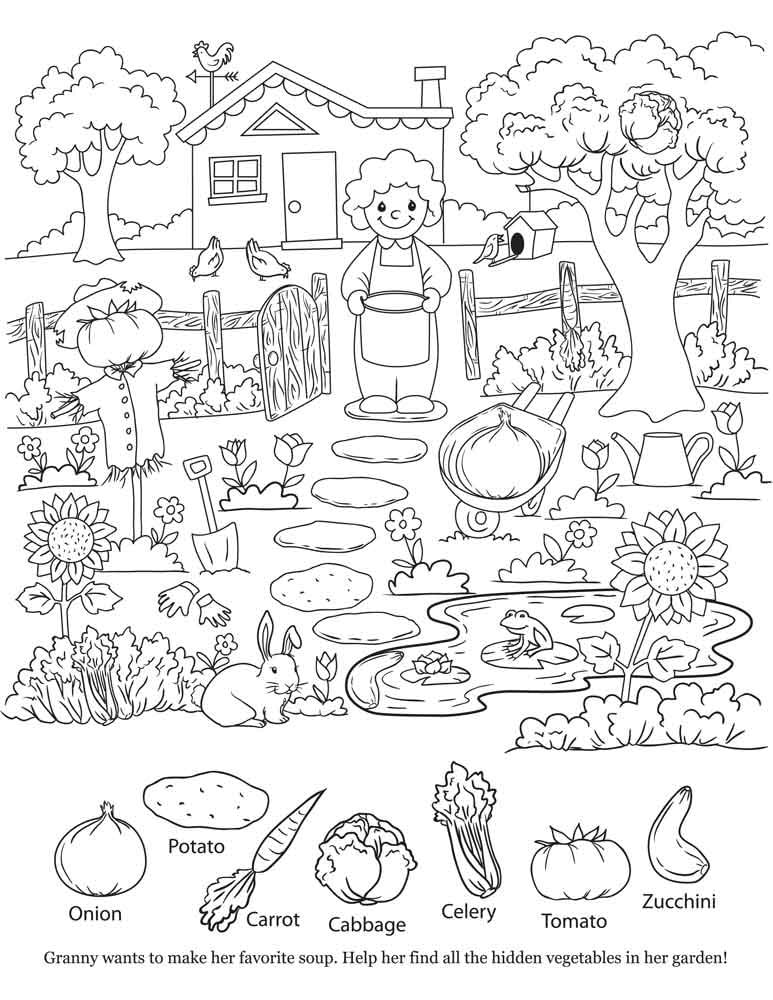 60 Printable Hidden Pictures Coloring Pages 52