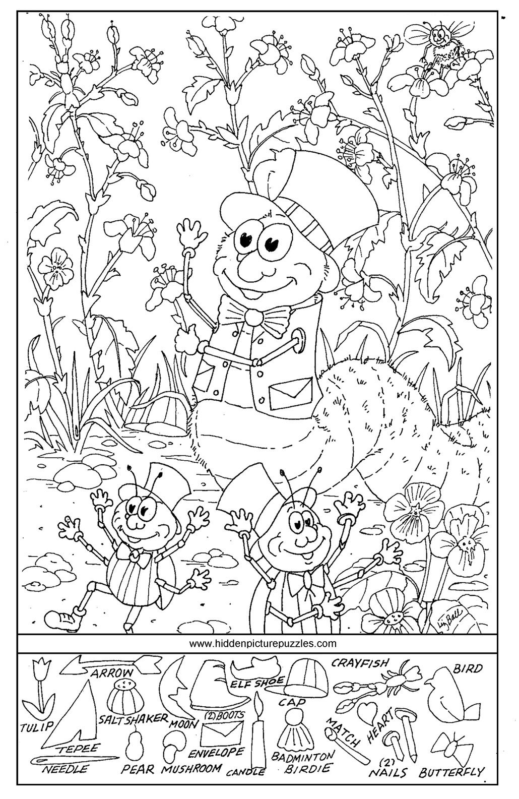 60 Printable Hidden Pictures Coloring Pages 55