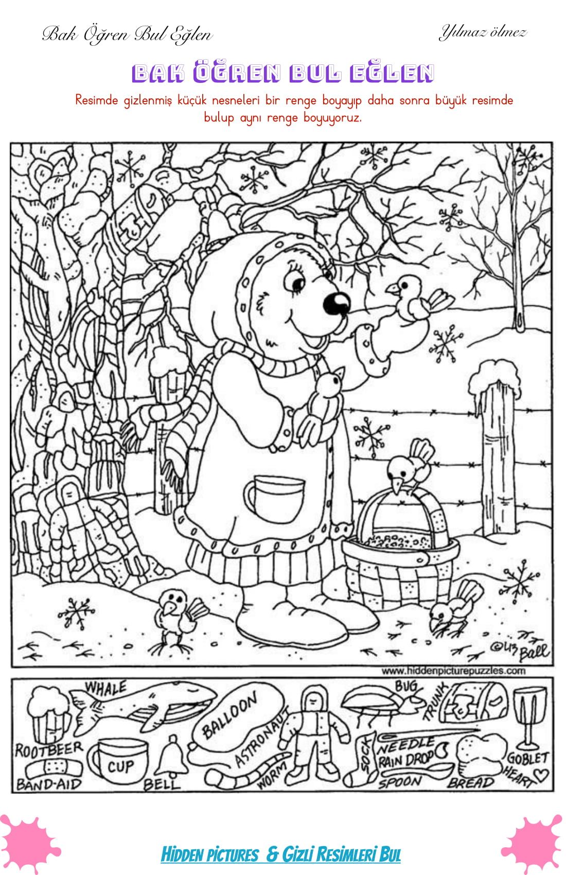 60 Printable Hidden Pictures Coloring Pages 7