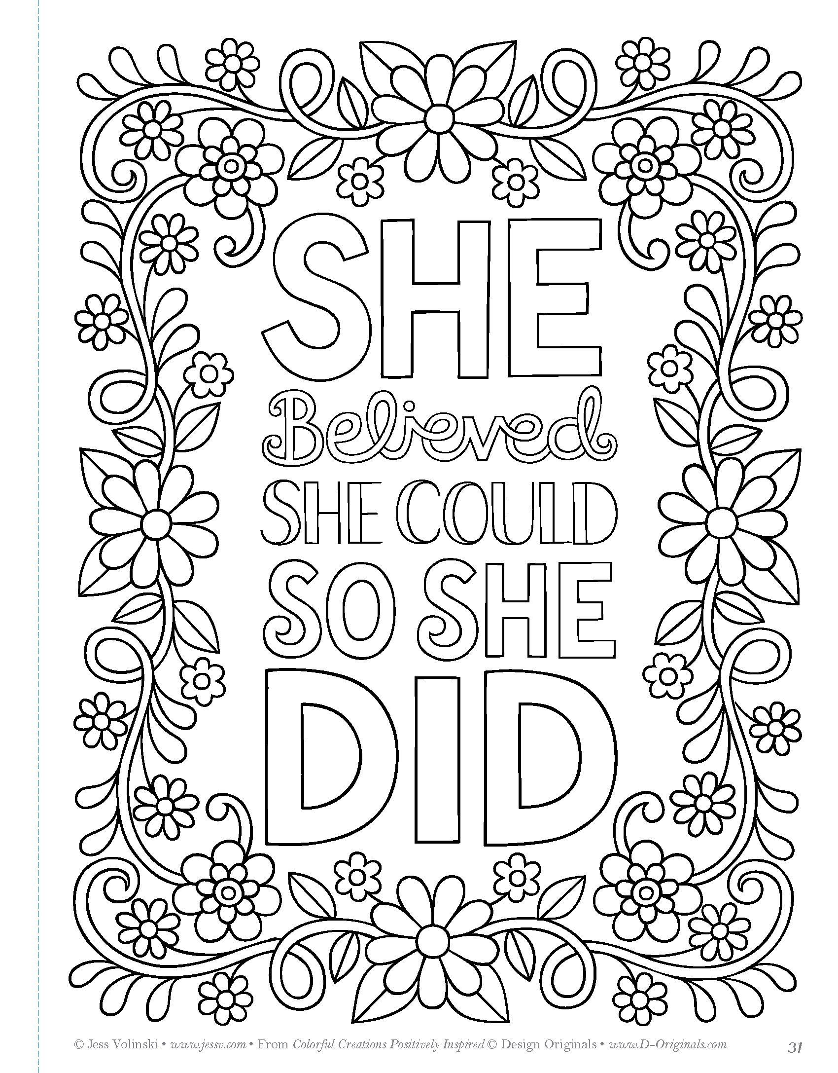 Get 85 Quote Coloring Page Ideas 6