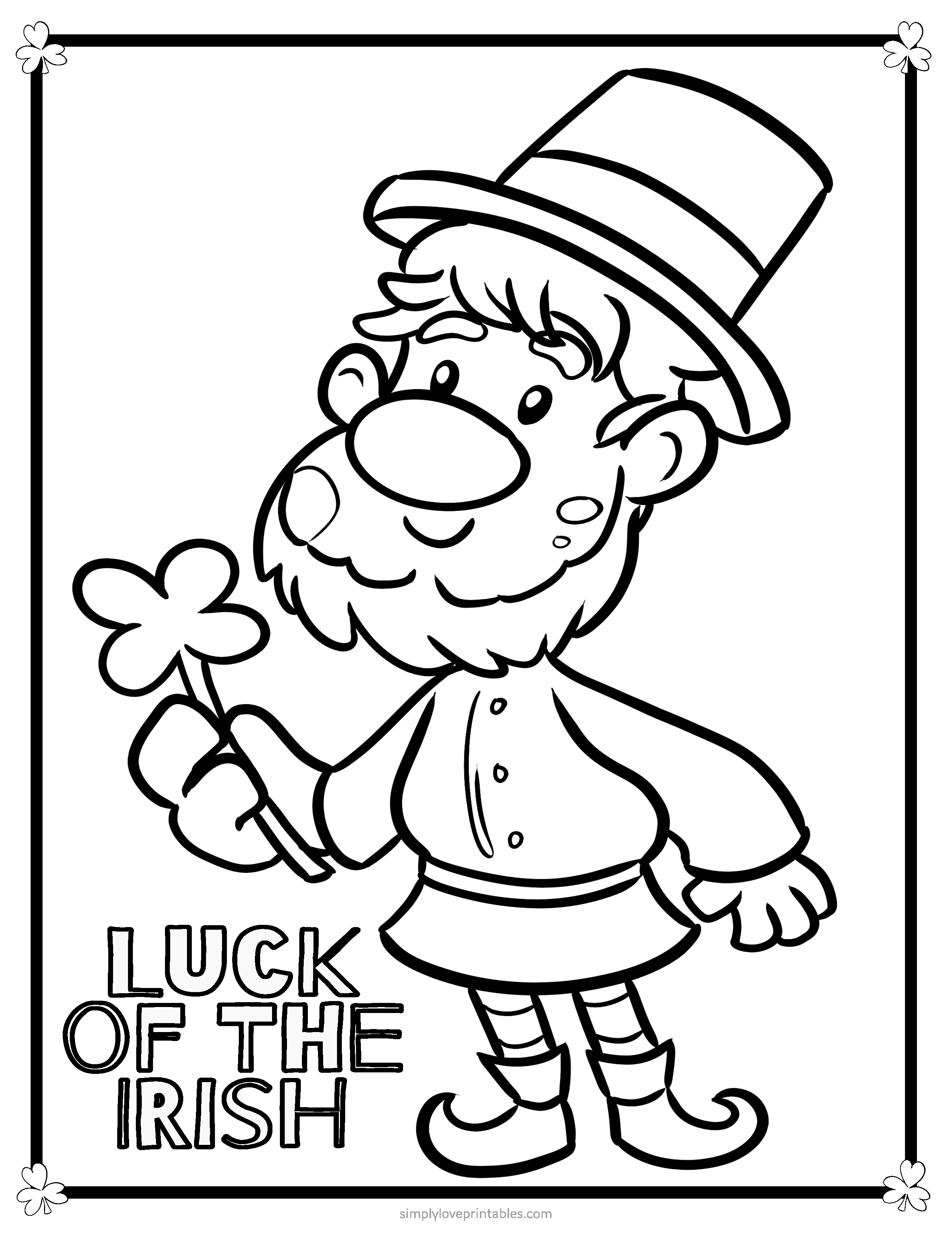 Get 85 St Patrick Coloring Sheet Ideas 14